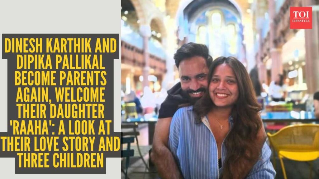 Dinesh Karthik-Dipika become parents again: Their love story and 3 kids