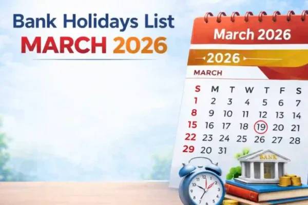 Bank Holidays List March 2026, Check Official holidays as per RBI