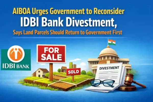 Land Holdings of IDBI Bank should return to Govt: AIBOA