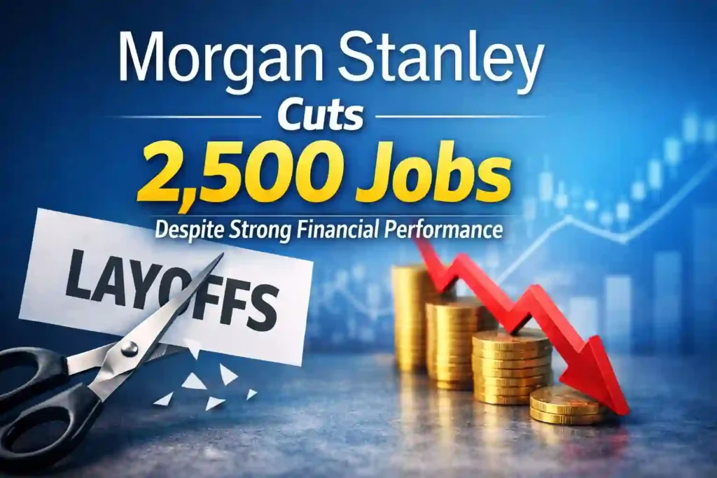 Morgan Stanley Cuts 2,500 Jobs Despite Strong Financial Performance