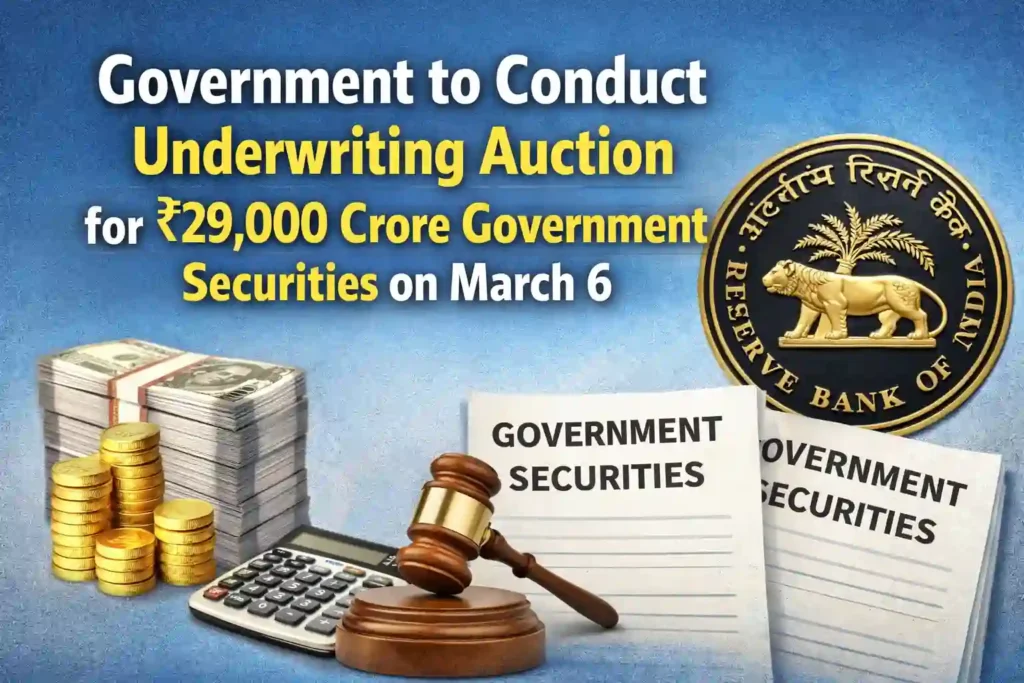 RBI to Conduct Underwriting Auction for Rs.29,000 Crore Government Securities on March 6