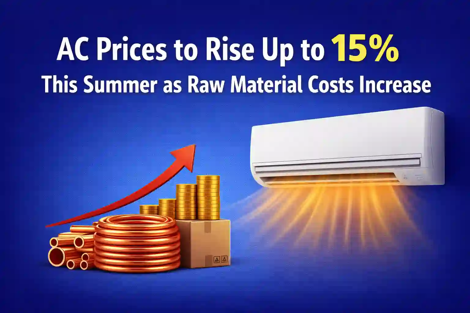 AC Prices to Rise Up to 15% This Summer as Raw Material Costs Increase
