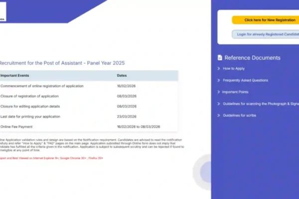 RBI Assistant Recruitment 2026 Notification PDF Out for 650 Posts