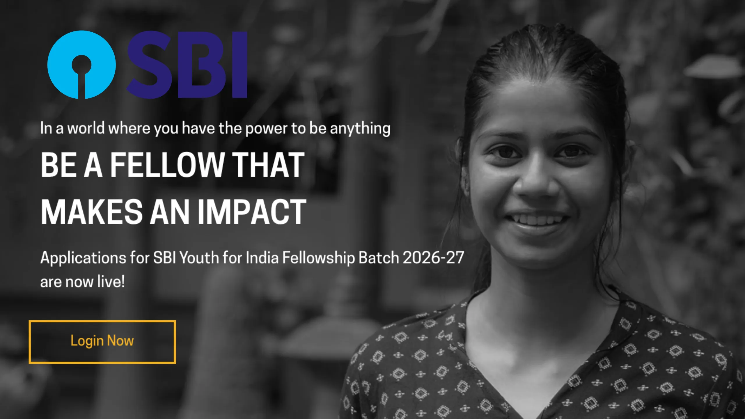 SBI Youth for India Fellowship 2026 Registrations Open, Apply Now
