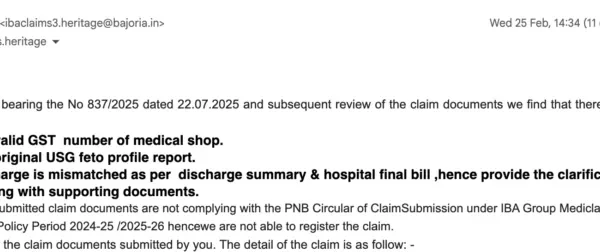 Bank Employees Complain as TPA Companies Reject Health Insurance Claims on Minor Issues
