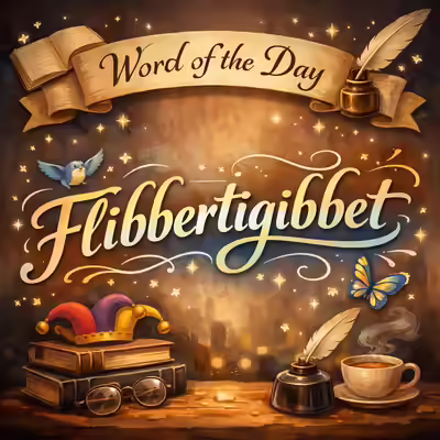 Word of the day: Flibbertigibbet |