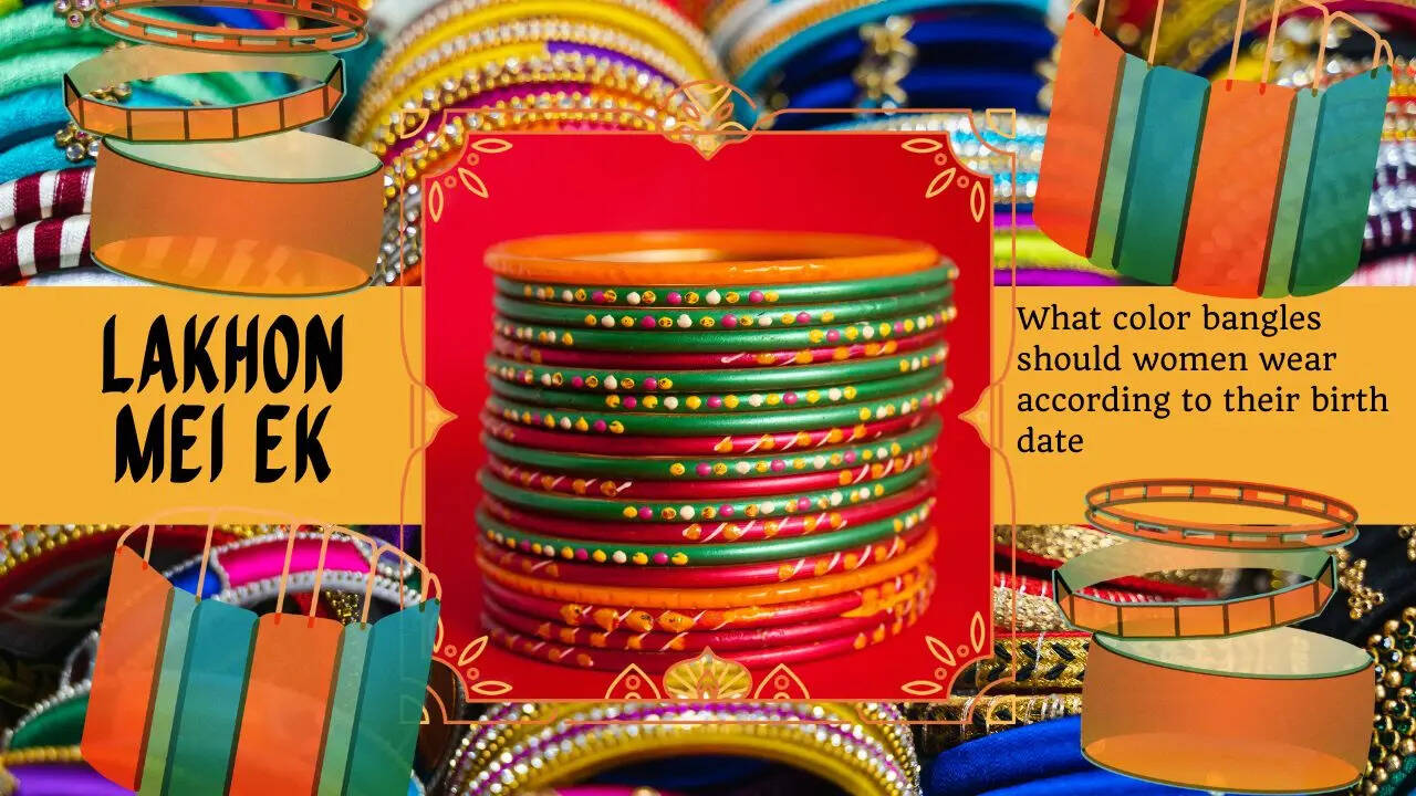 What color bangles should women wear according to their birth date