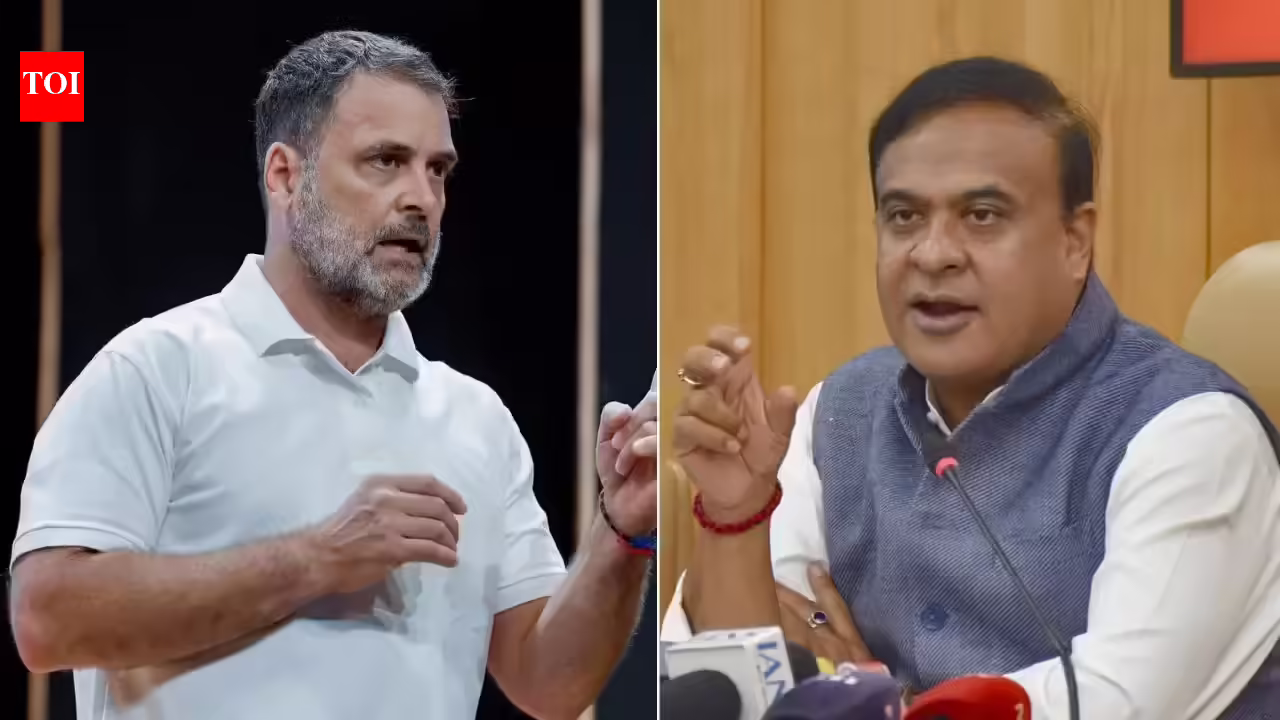 ‘Hate-spreading CM’: Rahul Gandhi slams Himanta Biswa at Assam poll rally | India News