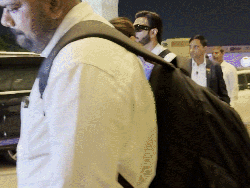 Deepika Padukone Ranveer Singh Mumbai Airport Protective Mode Photo 2026