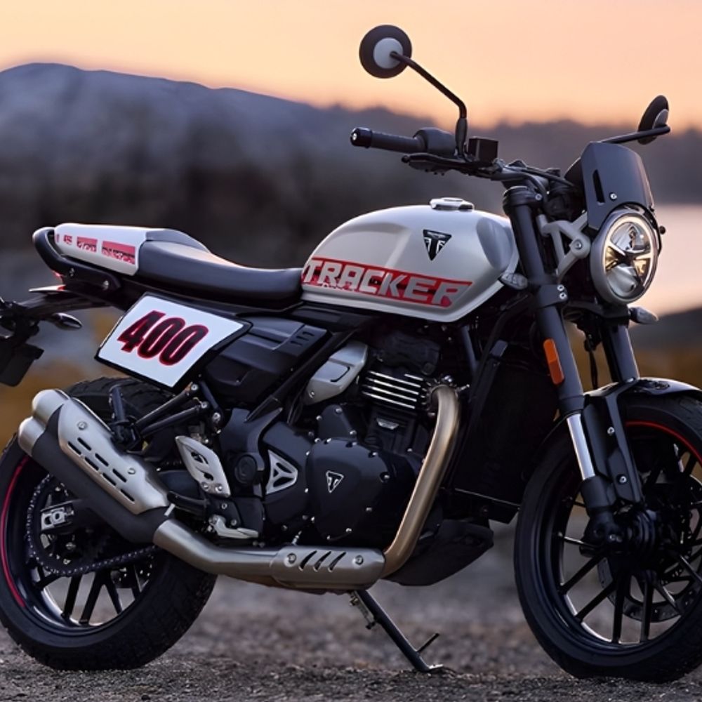 ट्रायम्फ ट्रैकर 400 भारत में लॉन्च:40hp पावरफुल बाइक में 17-इंच के अलॉय व्हील, कीमत ₹2.46 लाख