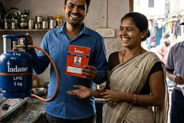 बिना एड्रेस प्रूफ मिलेगा 5Kg वाला सिलेंडर:आधार-PAN जैसी सिर्फ एक फोटो-ID दिखानी होगी, स्टूडेंट्स और प्रवासी मजदूरों को राहत