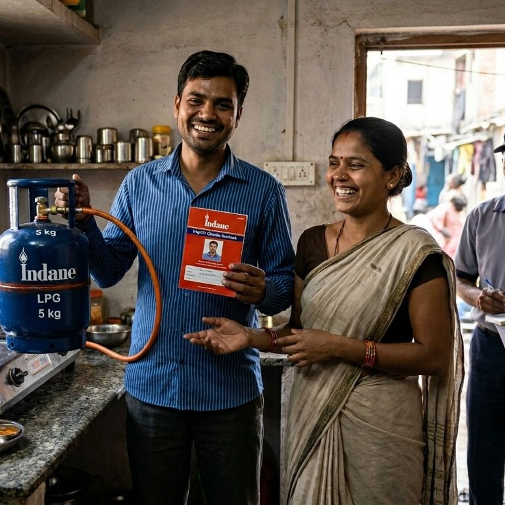 बिना एड्रेस प्रूफ मिलेगा 5Kg वाला सिलेंडर:आधार-PAN जैसी सिर्फ एक फोटो-ID दिखानी होगी, स्टूडेंट्स और प्रवासी मजदूरों को राहत