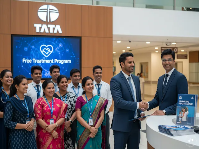 jharkhand government launches employee health insurance scheme with coverage up to 10 lakh tata aig mou details