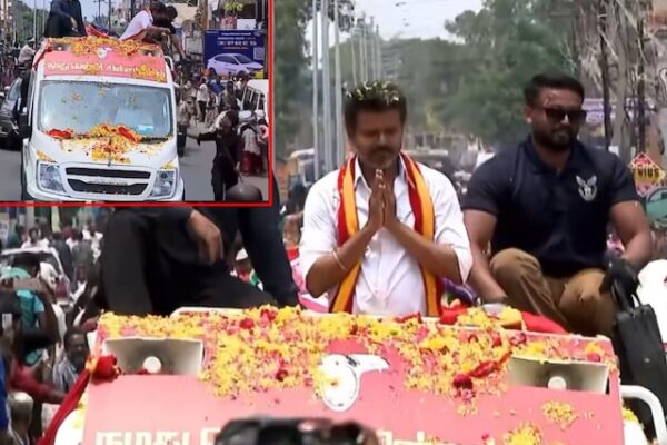 रैली के बीच सिक्योरिटी गार्ड पर भड़के थलापति विजय, बुजुर्ग को पीछे दिया था धक्का, वीडियो देख फैंस कर रहे तारीफ