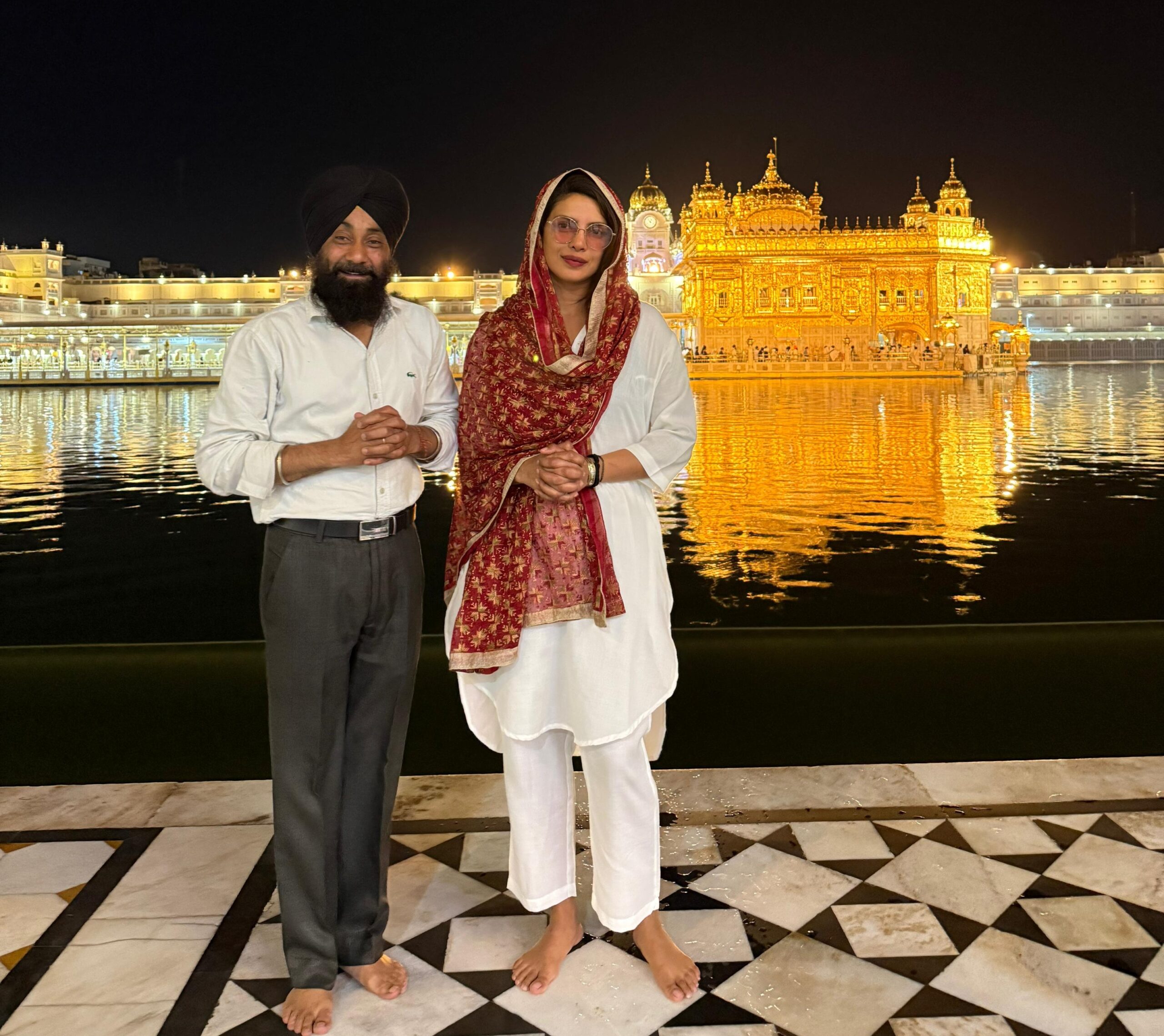 Priyanka Chopras Humble Seva at Golden Temple, Amritsar