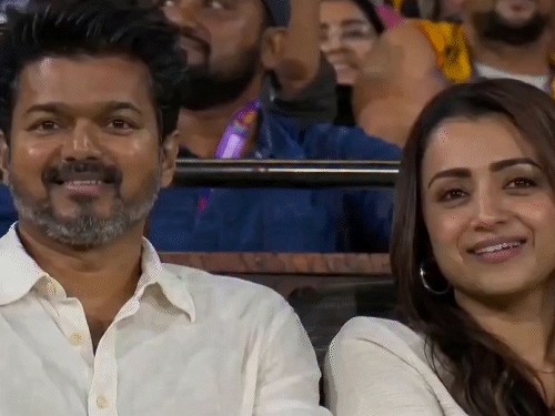 Vijay & Trisha Chepauk Stadium AI Fake Video Viral