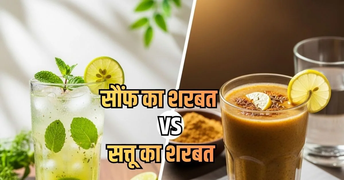 सौंफ vs सत्तू शरबत: 45 डिग्री में शरीर को कौन देगा ठंडक और किससे मिलेगी ताकत?