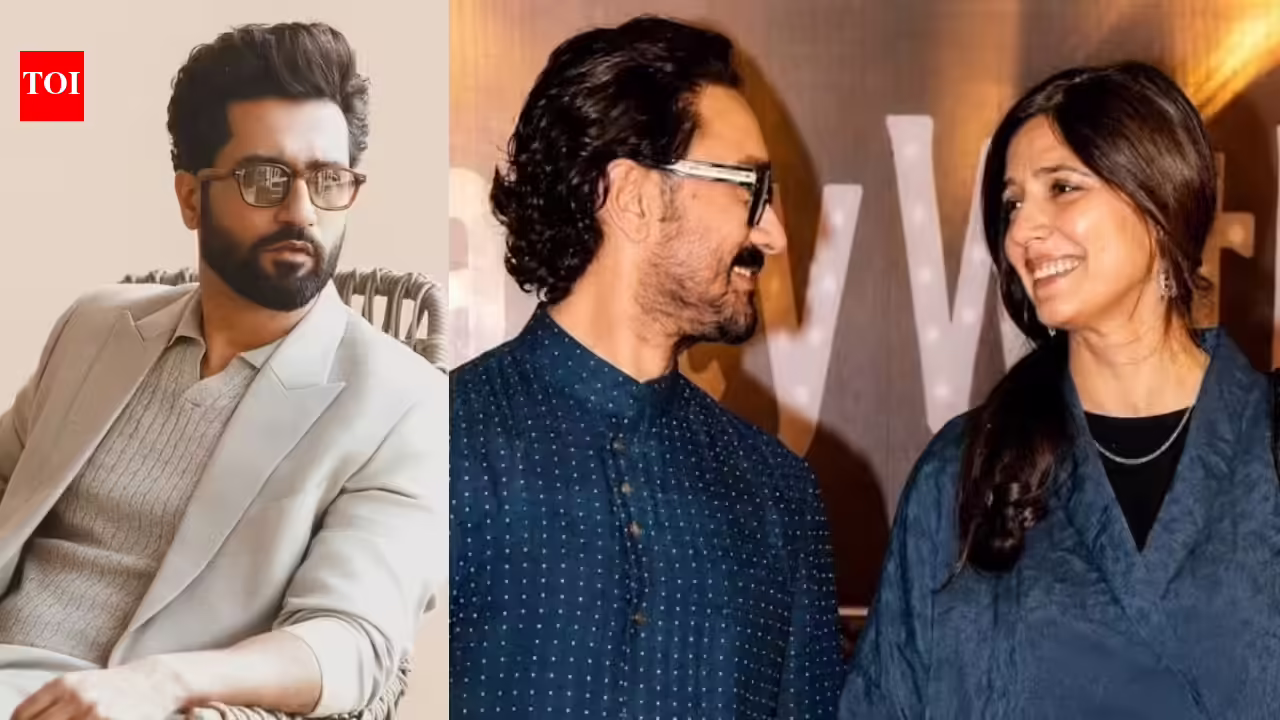Vicky Kaushal reacts to Aamir Khan’s wedding with Gauri Spratt as the ‘Lagaan’ actor shares details of the big day with the paps at an event: ‘So happy’ |