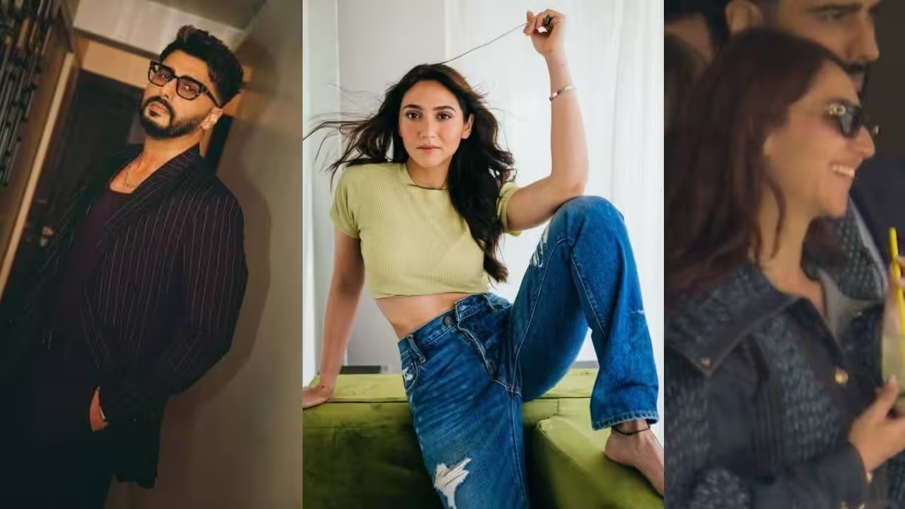 Arjun Kapoor, Sahiba Bali spark dating rumours as they get spotted together at Lord's with Yuvraj Singh, during India Vs England third ODI on Sunday | Hindi Movie News 1784482626 Photo