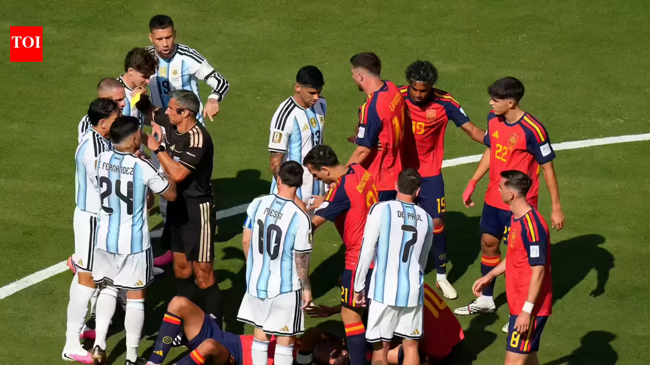 'Total disgrace': Argentina branded 'classless' as post-final conduct sparks outrage | Football News 1784587246 Photo