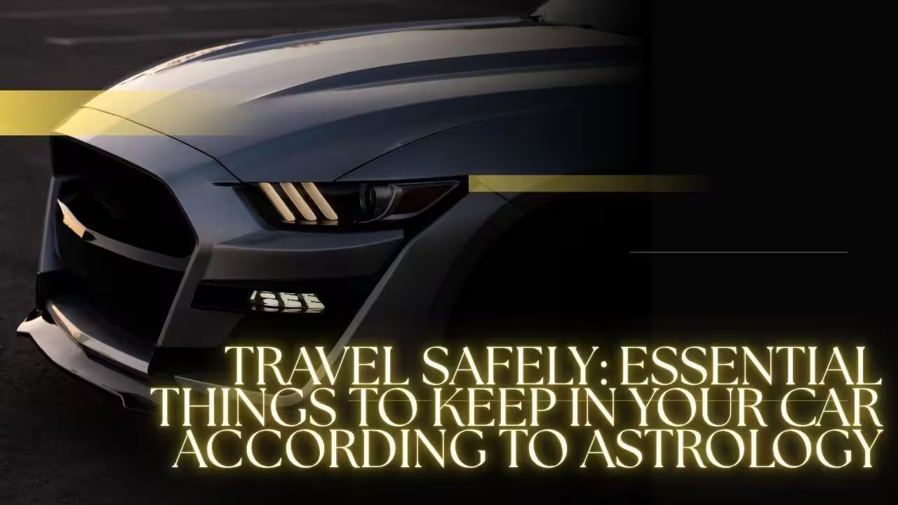 Travel Safely: Essential things to keep in your car according to astrology | 1784619554 Photo