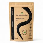 The Wellness Shop – Natural Black Hair Color | Long-lasting Hair Color & Healthy Shine | Ammonia Free Long Lasting Color for Stronger & Silkier Hair for Men and Women | Pack Of 1 (100gm / 3.38 fl oz)